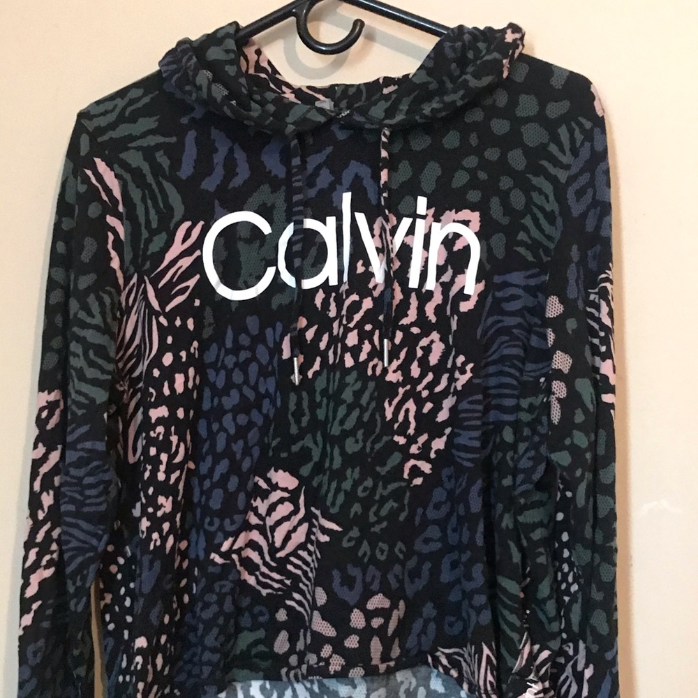 Calvin Klein hoodie crop top